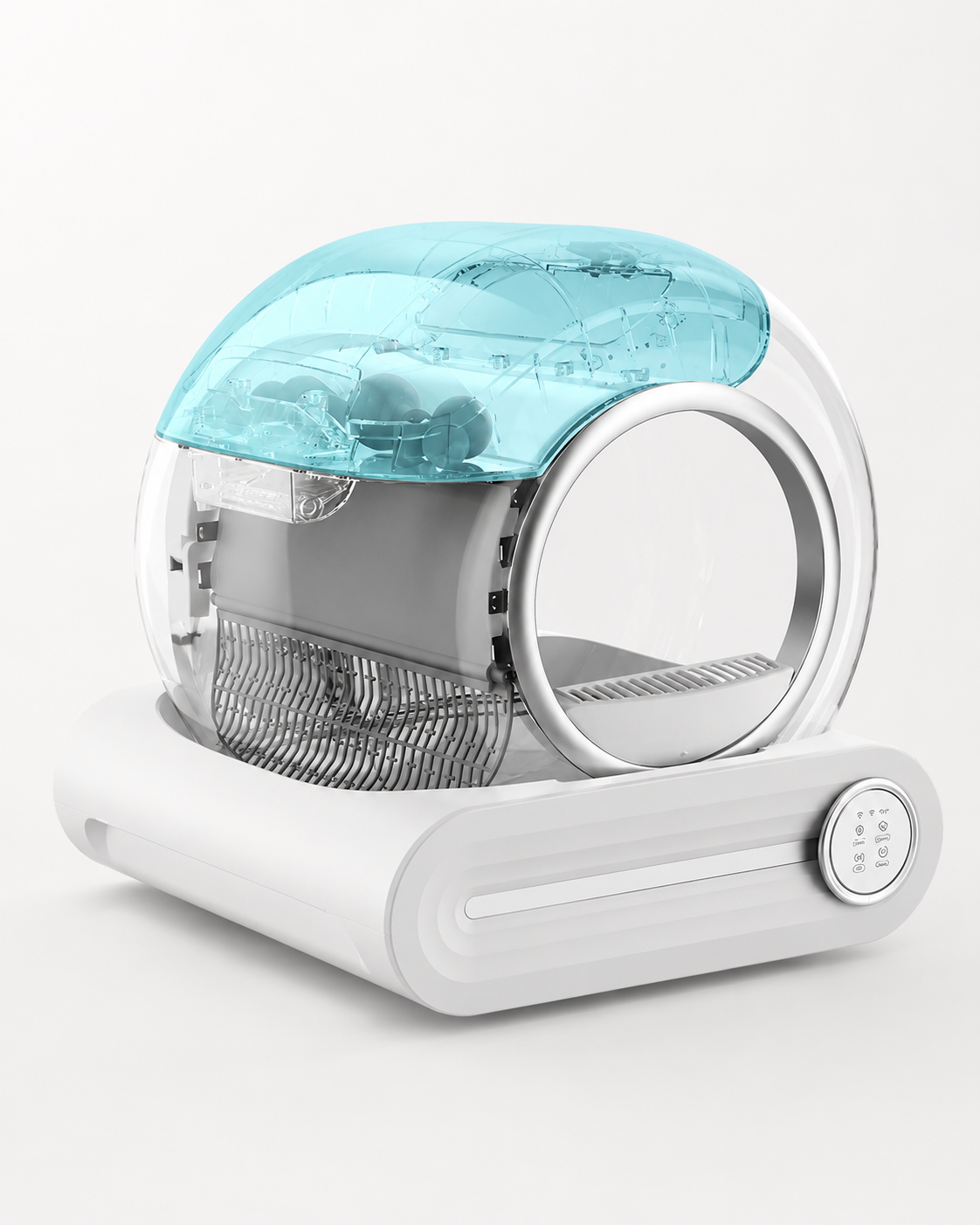 Box Pro — litière automatique pour chats, en usage à la maison - 4