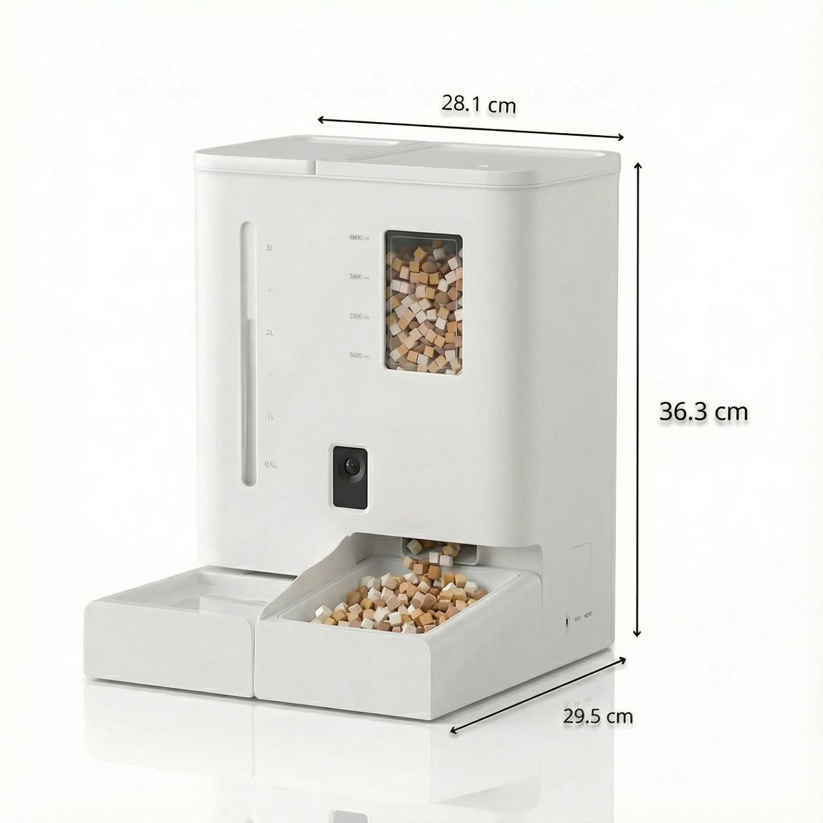 Duo — cat bowl and automatic water fountain, detail view - 5
