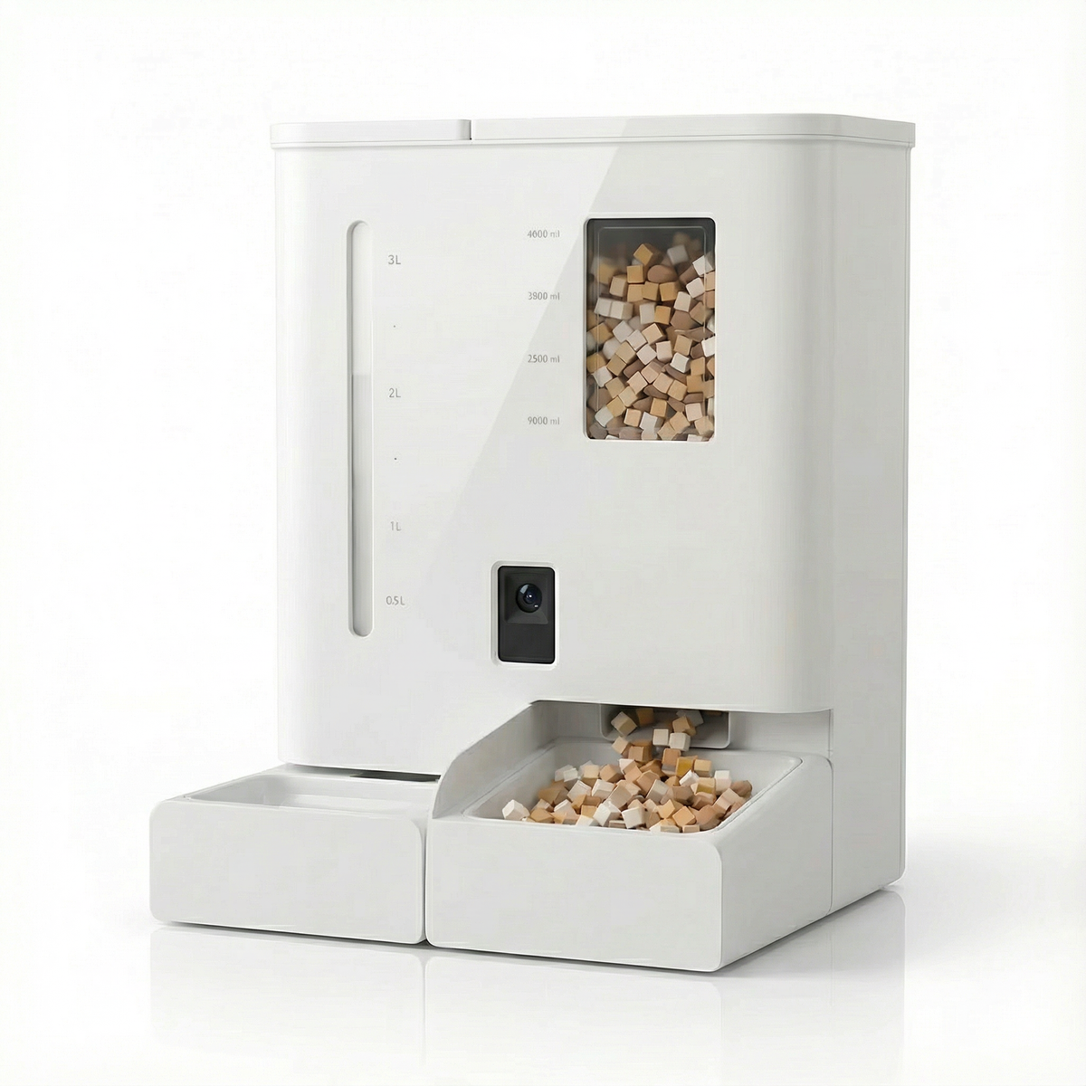 Duo — feeder and automatic water fountain for cats, in use at home - 4