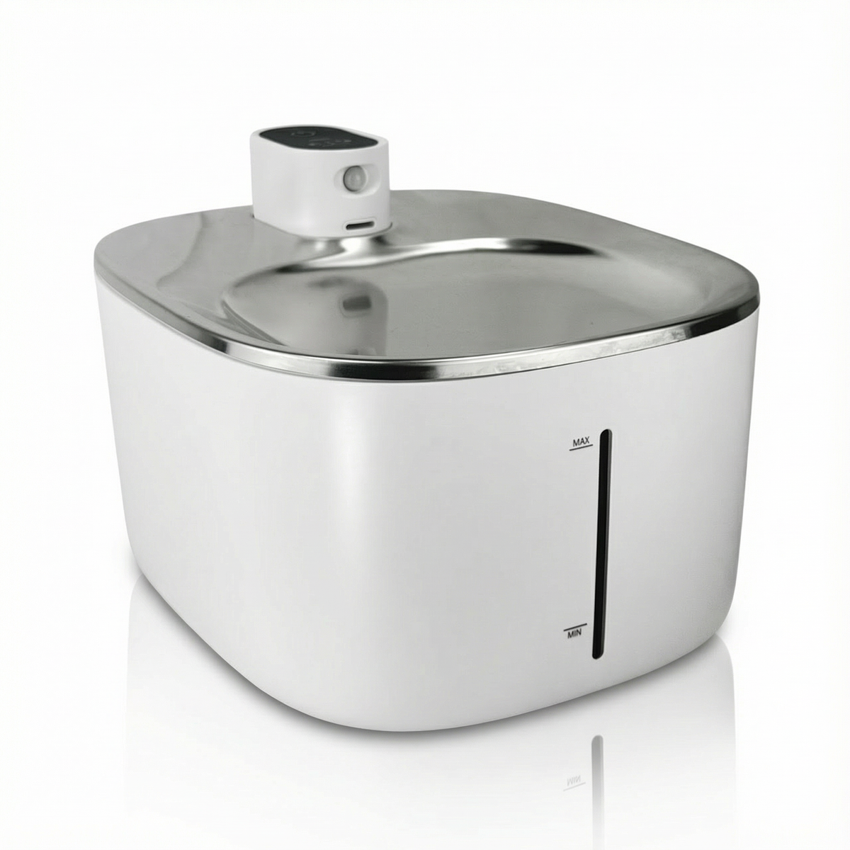 Fountain — automatic water fountain for cats, side view - 3