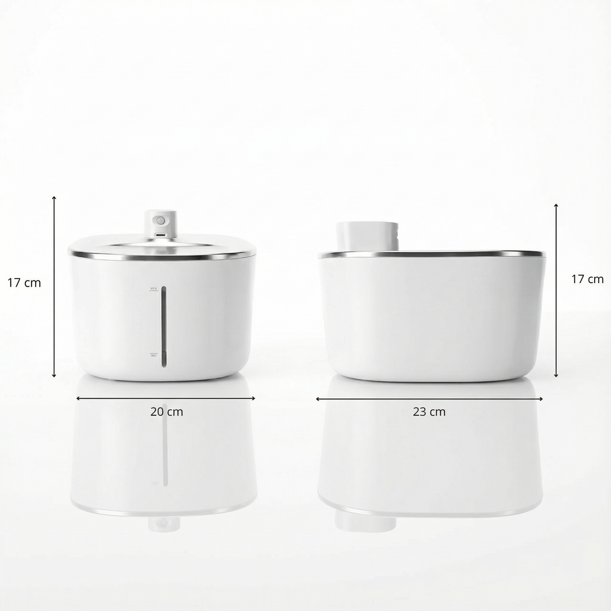 Fountain — automatic water fountain for cats, rear view - 6